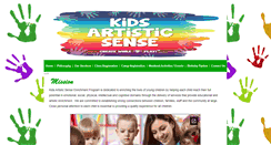 Desktop Screenshot of kidsartisticsense.org